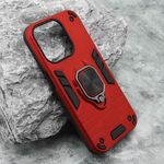Maska / futrola Square Ring za iPhone 15 Pro (6.1) crvena (MS).