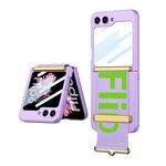 Maska / futrola STRAP CASE za Samsung F741B Galaxy Z Flip 6 5G ljubicasta (MS).
