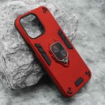Maska / futrola Square Ring za iPhone 15 Pro Max (6.7) crvena (MS).