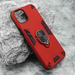 Maska / futrola Square Ring za iPhone 15 Plus crvena (MS).
