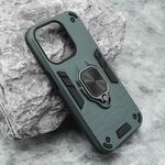 Maska / futrola Square Ring za iPhone 15 Pro (6.1) zelena (MS).