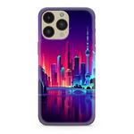 Maska / futrola ultra tanka print providna NEON WAVE za iPhone 14 Pro Max (6.7) NW05 (MS).