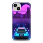 Maska / futrola ultra tanka print providna NEON WAVE za iPhone 14 (6.1) NW02 (MS).