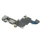 Flet kabl za Iphone 6S sa konektorom punjenja i slušalice crni (MS).