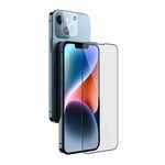 GLASS - Staklena zaštita za ekran Nillkin 2u1 HD za iPhone 14 Plus (6.7) crna (MS).