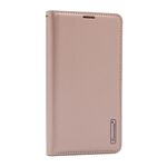 Maska / futrola na preklop HANMAN za iPhone 14 Plus (6.7) svetlo roze (MS).