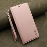 Maska / futrola na preklop HANMAN za iPhone 15 Plus svetlo roze (MS).
