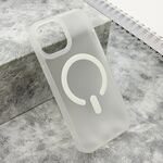 Maska / futrola BLURRY MagSafe za iPhone 15 bela (MS).