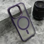 Maska / futrola CAMERA DROP MagSafe za iPhone 15 Pro (6.1) ljubicasta (MS).