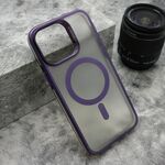 Maska / futrola CAMERA DROP MagSafe za iPhone 15 Pro Max (6.7) ljubicasta (MS).