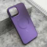 Maska / futrola COLOR METAL MagSafe za iPhone 13 Pro Max (6.7) ljubicasta (MS).