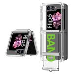 Maska / futrola providna STRAP za Samsung F741B Galaxy Z Flip 6 5G zelena (MS).