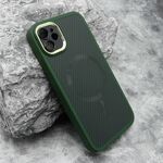 Maska / futrola CARBON MagSafe za iPhone 11 (6.1) zelena (MS).
