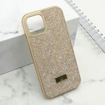 Maska / futrola DIAMOND SELECTION za iPhone 12 zlatna (MS).