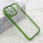 Maska / futrola DIAMOND LENS za iPhone 14 Pro Max (6.7) zelena (MS).