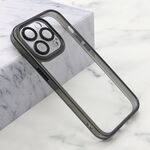 Maska / futrola DIAMOND LENS za iPhone 15 Pro (6.1) crna (MS).
