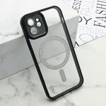 Maska / futrola DIAMOND MagSafe za iPhone 12 crna (MS).