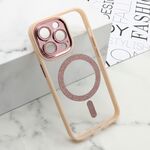 Maska / futrola DIAMOND MagSafe za iPhone 13 Pro (6.1) roze (MS).