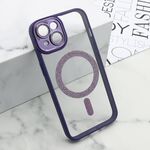 Maska / futrola DIAMOND MagSafe za iPhone 14 (6.1) ljubicasta (MS).