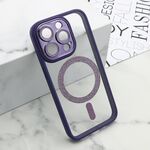 Maska / futrola DIAMOND MagSafe za iPhone 15 Pro (6.1) ljubicasta (MS).