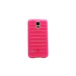 Silikonska maska / futrola Rib za Samsung I9600 S5/G900 pink.