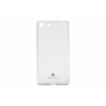 Silikonska maska / futrola Teracell Giulietta za Sony Xperia M5 bela.