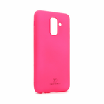 Silikonska maska / futrola Teracell Giulietta za Samsung A605 Galaxy A6 Plus (2018) mat pink.