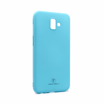 Silikonska maska / futrola Teracell Giulietta za Samsung J610FN Galaxy J6 Plus mat svetlo plava.