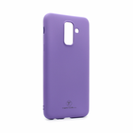 Silikonska maska / futrola Teracell Giulietta za Samsung A605 Galaxy A6 Plus (2018) mat ljubicasta.