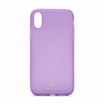 Silikonska maska / futrola Teracell Giulietta za iPhone XS Max ljubicasta.