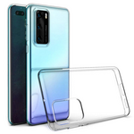 Torbica Silikonska maska / futrola ultra tanka za Huawei P40 transparet.