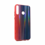 Maska / futrola Carbon glass za Huawei P40 lite E crvena.