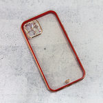 Maska / futrola Cirkon Camera za iPhone 12 6.1 crvena.
