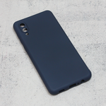 Silikonska maska / futrola Teracell Giulietta za Samsung A022 Galaxy A02 mat tamno plava.
