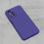 Silikonska maska / futrola Teracell Giulietta za Xiaomi Redmi 10/Redmi 10 Prime mat ljubicasta.