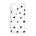 Silikonska maska / futrola print ultra tanka za Samsung Galaxy S22 Ultra 5G Hearts.