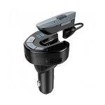 FM transmiter V8 USB TF Bluetooth 5.0 12-24V slušalice crni.