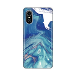 Silikonska maska / futrola print za ZTE Blade A31 Plus Blue Marble.