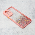 Maska / futrola Frame Glitter za Samsung A536 Galaxy A53 5G roze.