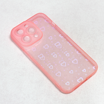 Maska / futrola Heart Color IMD za iPhone 13 Pro roze.