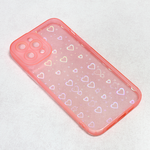 Maska / futrola Heart Color IMD za iPhone 12 Pro Max 6.7 roze.