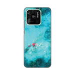 Silikonska maska / futrola print za Xiaomi Redmi 10C Marbel Sky.