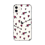 Silikonska maska / futrola print ultra tanka za iPhone 11 6.1 Heart Pattern.