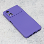 Silikonska maska / futrola Teracell Giulietta za Xiaomi Poco M4 Pro 4G mat ljubicasta.