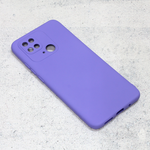 Silikonska maska / futrola Teracell Giulietta za Xiaomi Redmi 10C mat ljubicasta.
