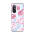 Silikonska maska / futrola print ultra tanka za Huawei Nova 9 SE Pink Clouds.
