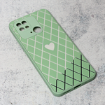 Maska / futrola Diamond Heart za Xiaomi Redmi 10C svetlo zelena.