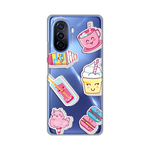 Silikonska maska / futrola print ultra tanka za Huawei Nova Y70/Nova Y70 Plus Ice cream.