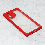 Maska / futrola Candy frame za iPhone 12 6.1 crvena.