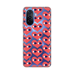 Silikonska maska / futrola print ultra tanka za Huawei Nova Y70/Nova Y70 Plus Eye Heart Pattern.